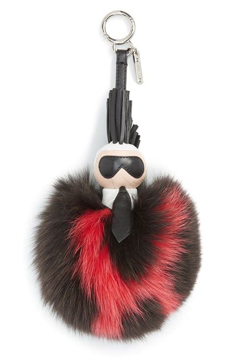 fendi fur charm|fendi fur bag charm.